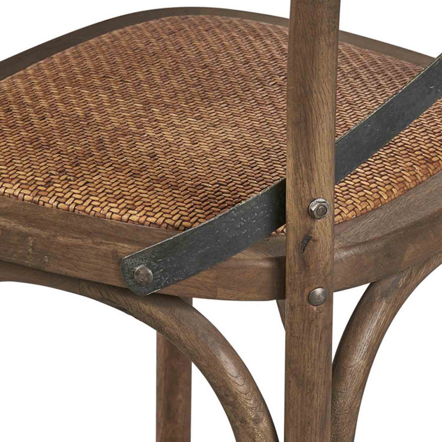 Backless Teak Outdoor Bar Stool