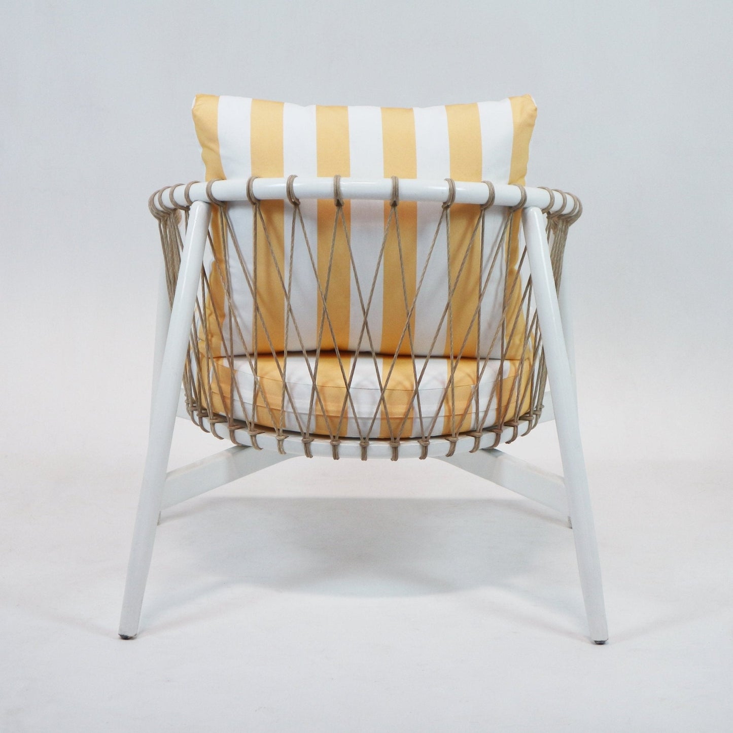 Lounge Chair with Summer Stripe Upholstery