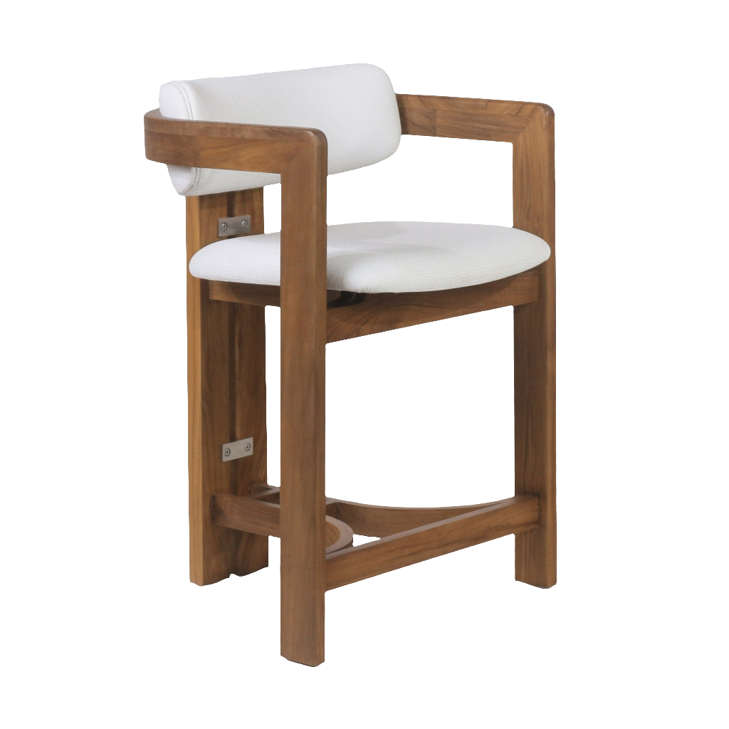 Teak Outdoor Bar & Counter Stool