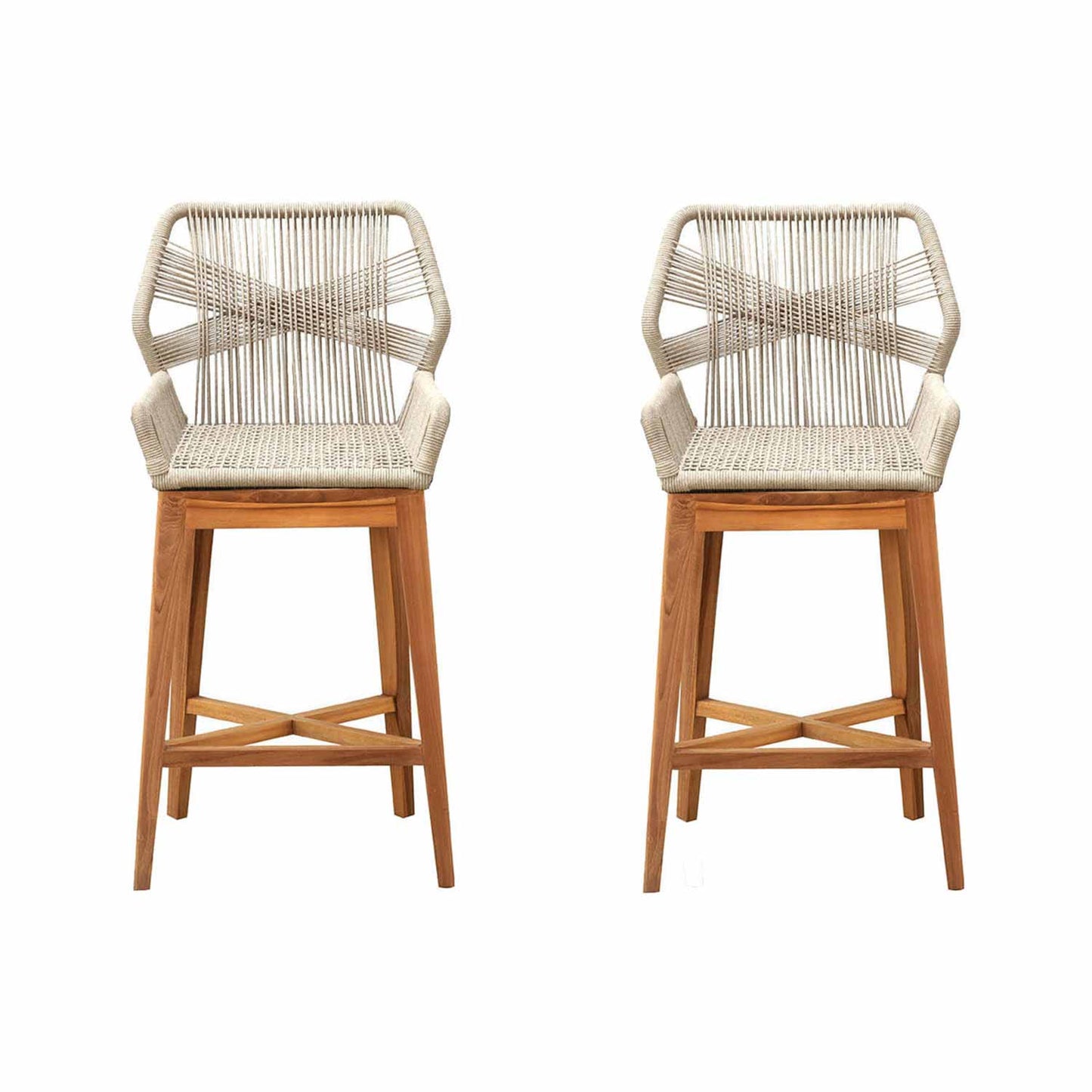 Teak Outdoor Bar Stool