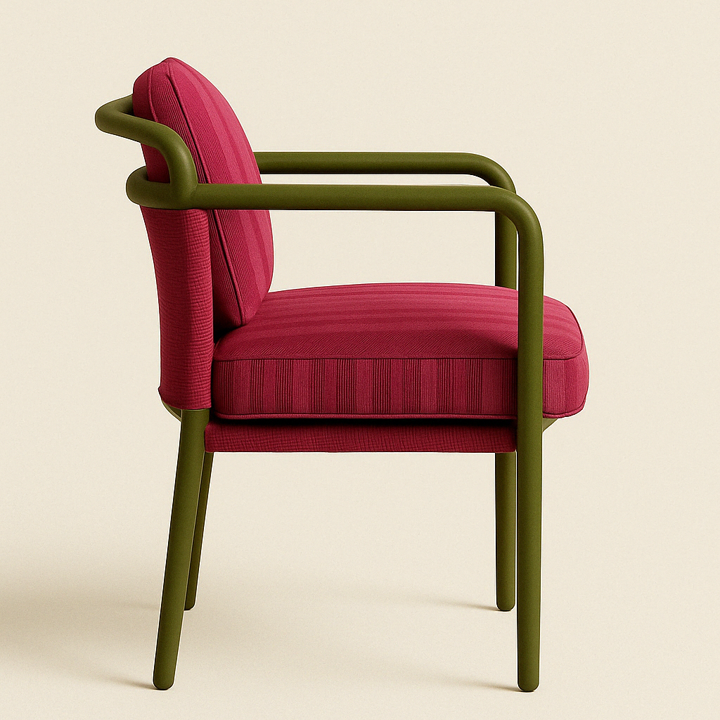 Dining Chair with Cereise Upholstery
