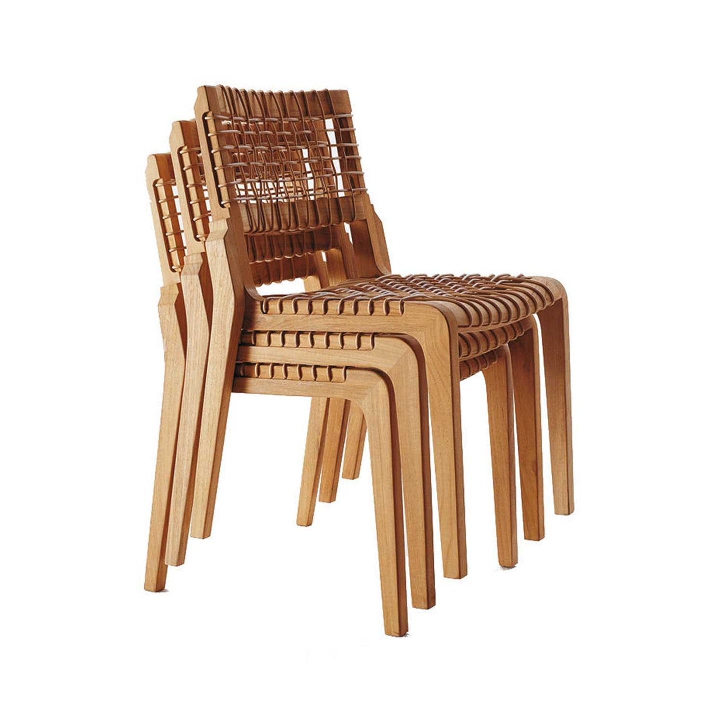 Stackable Teak Outdoor Dining Chair