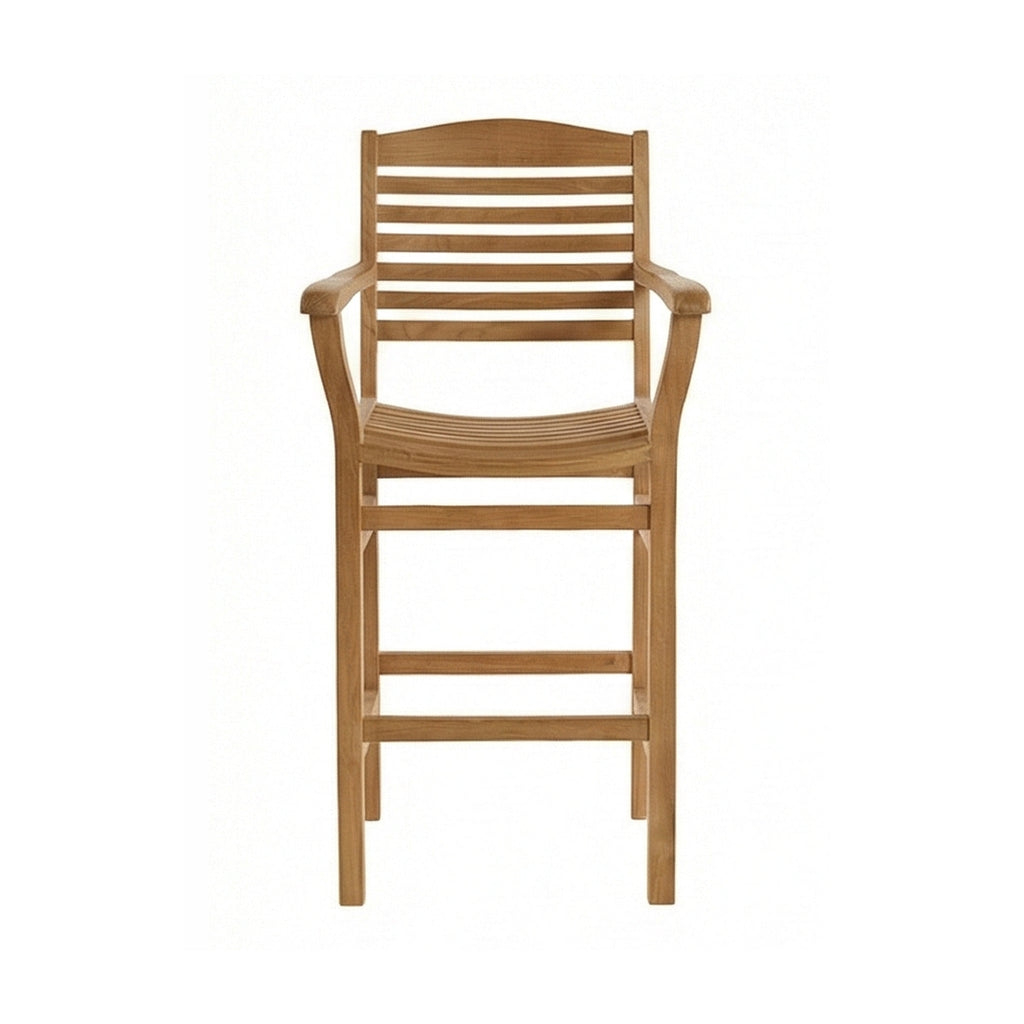 Teak-Barhocker für den Außenbereich