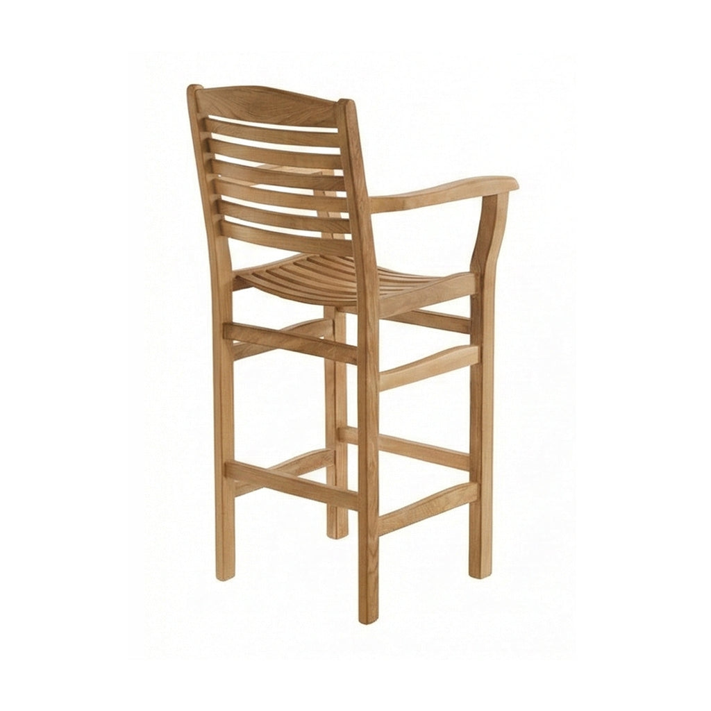Teak-Barhocker für den Außenbereich