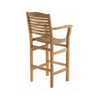 Teak-Barhocker für den Außenbereich