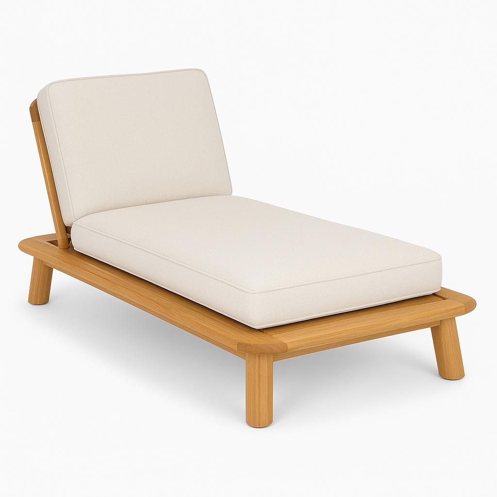 Teak Sun Lounger