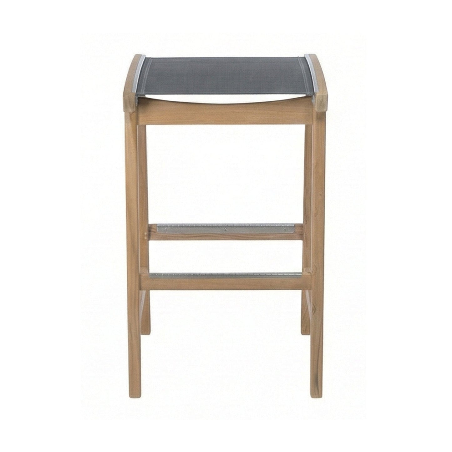 Backless Teak Outdoor Bar Stool