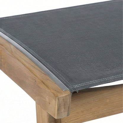 Backless Teak Outdoor Bar Stool