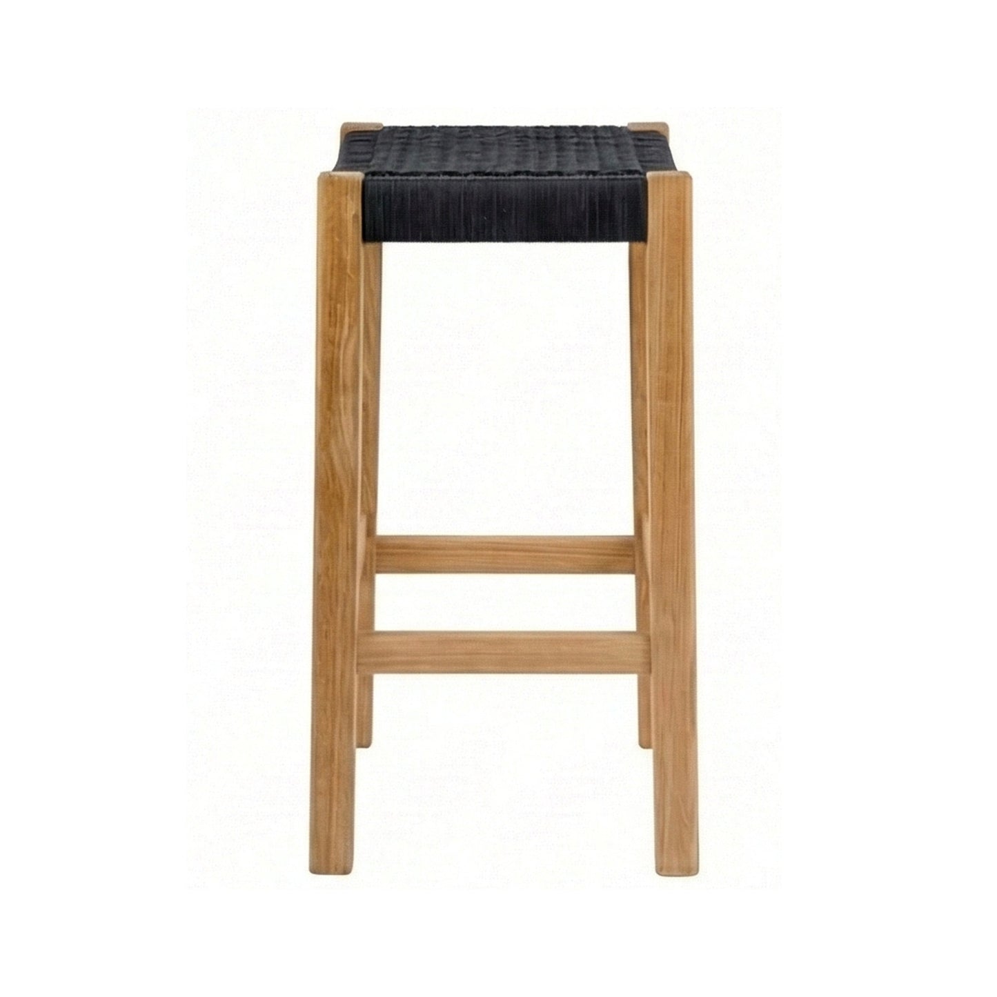 Backless Teak Outdoor Bar Stool