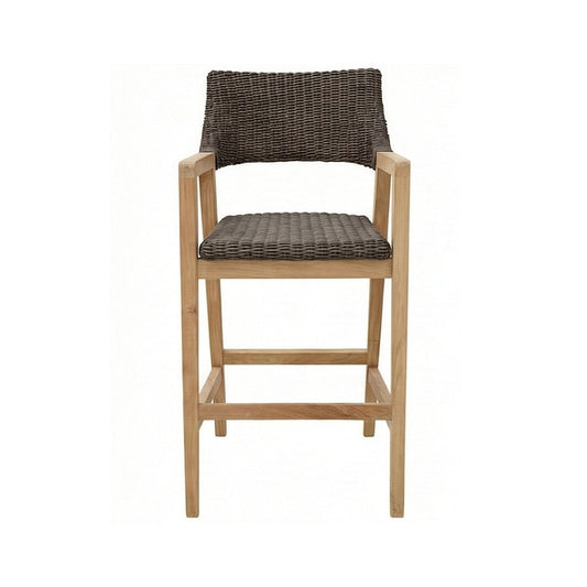 Teak Outdoor Bar Stool