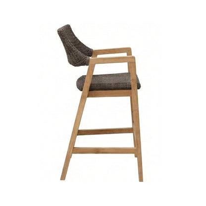 Teak Outdoor Bar Stool