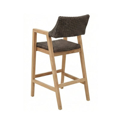 Teak Outdoor Bar Stool
