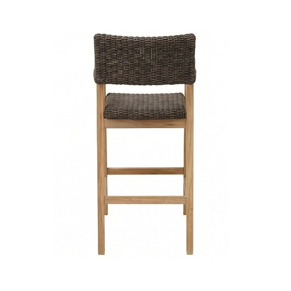 Teak-Barhocker für den Außenbereich
