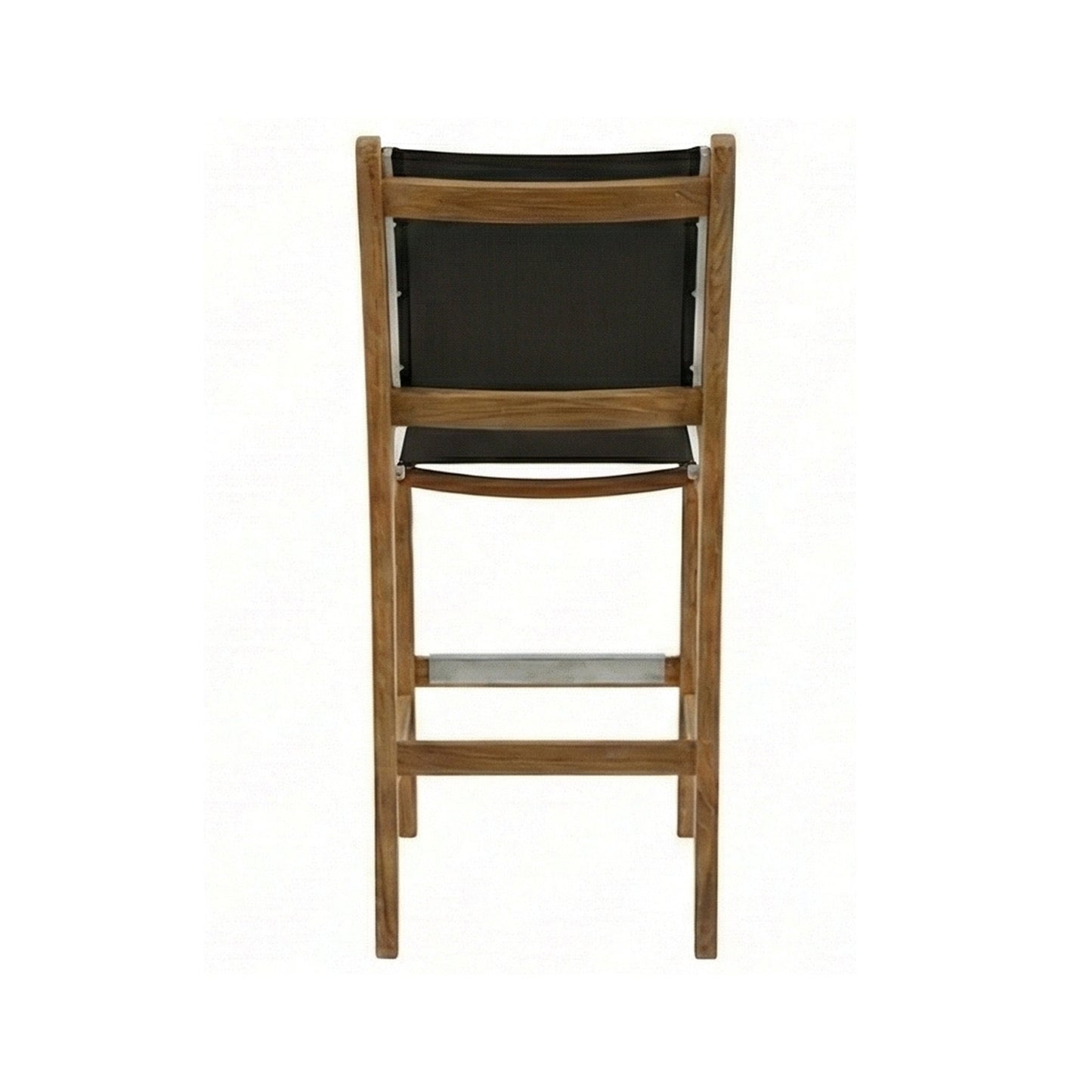 Armless Teak Outdoor Bar Stool