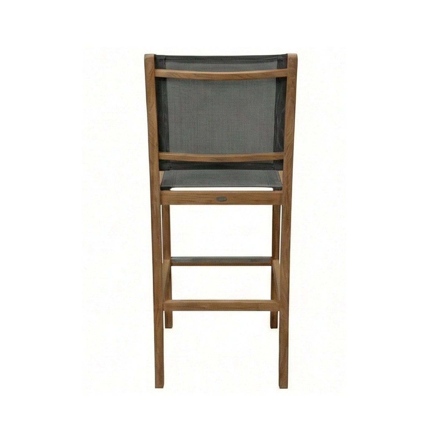 Armless Teak Outdoor Bar Stool