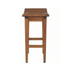 Backless Teak Outdoor Bar Stool