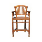 Teak Outdoor Bar Stool