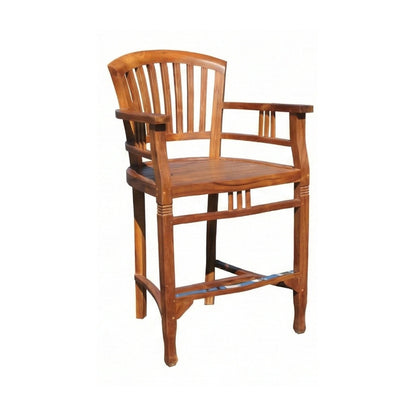 Teak Outdoor Bar Stool