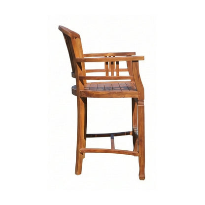 Teak Outdoor Bar Stool