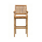 Teak-Barhocker für den Außenbereich