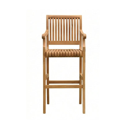 Teak Outdoor Bar Stool