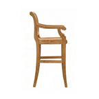 Teak-Barhocker für den Außenbereich