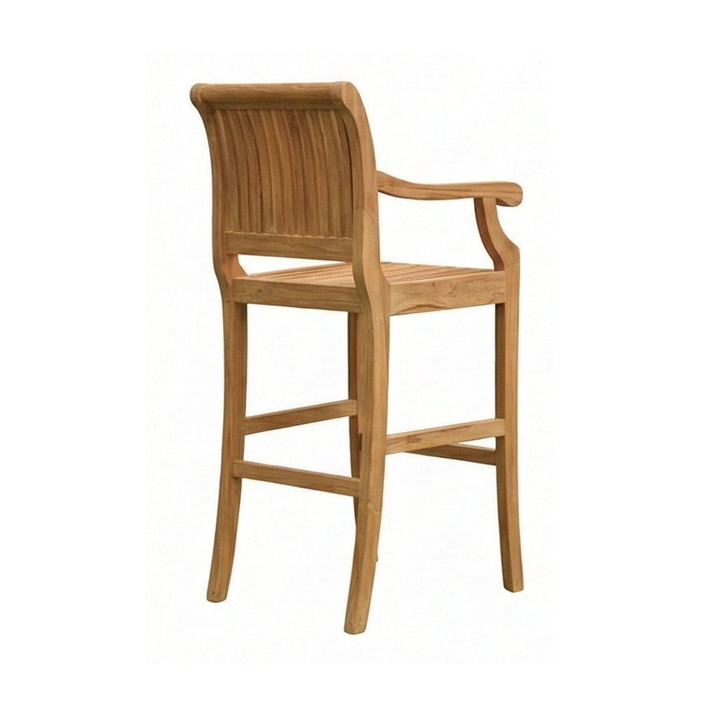 Teak-Barhocker für den Außenbereich