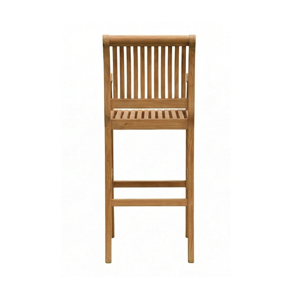 Teak-Barhocker für den Außenbereich