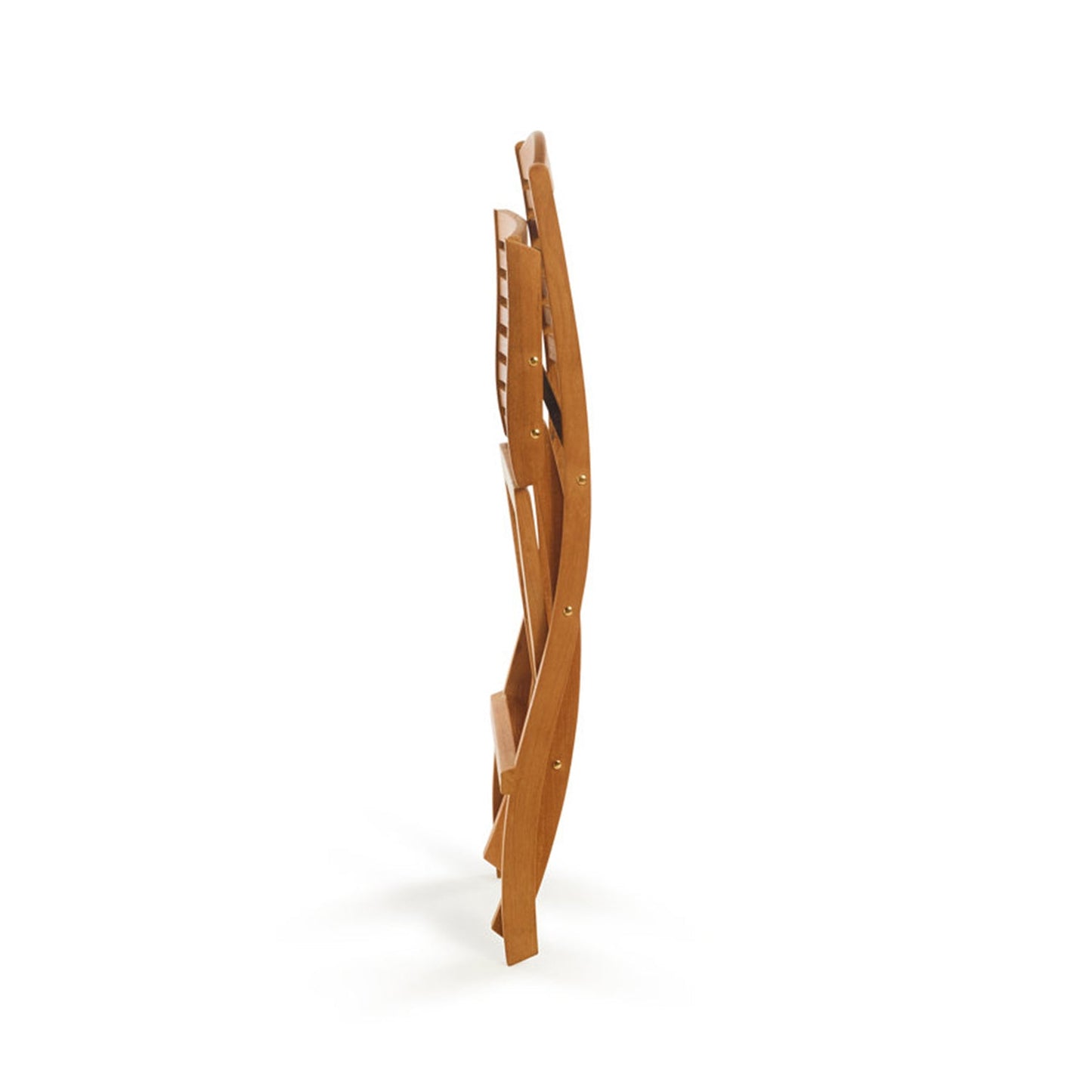 Folding Armless Teak Outdoor Bar Stool