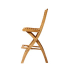 Folding Armless Teak Outdoor Bar Stool