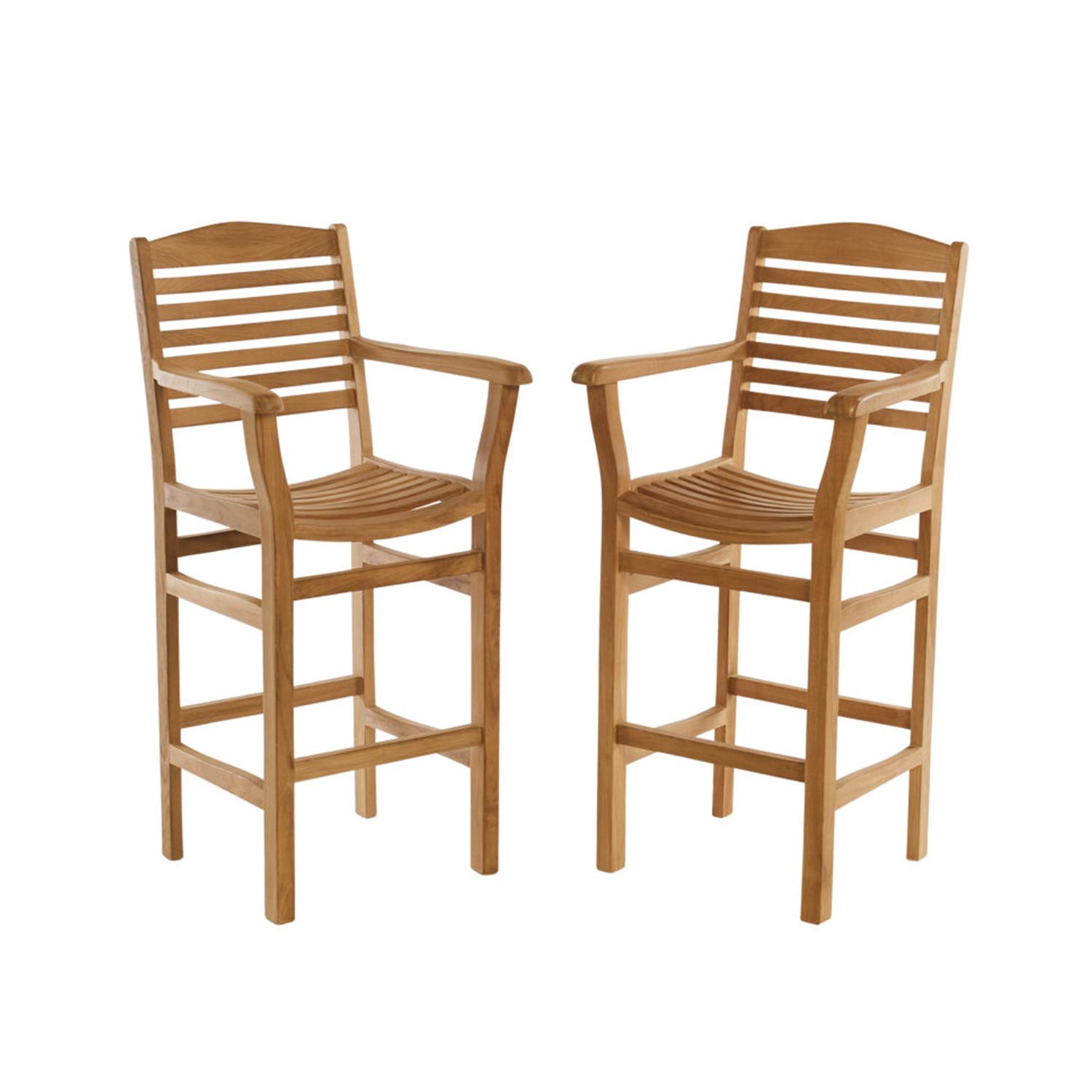 Teak-Barhocker für den Außenbereich