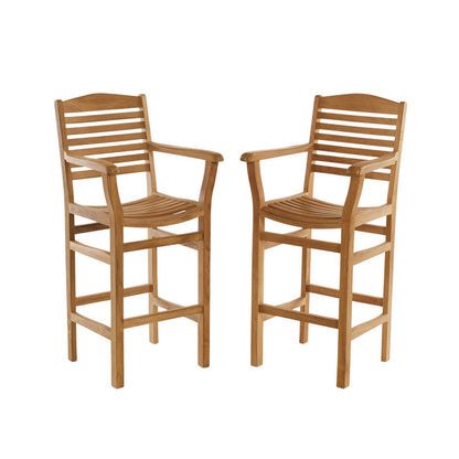 Teak Outdoor Bar Stool
