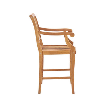 Teak Outdoor Bar Stool