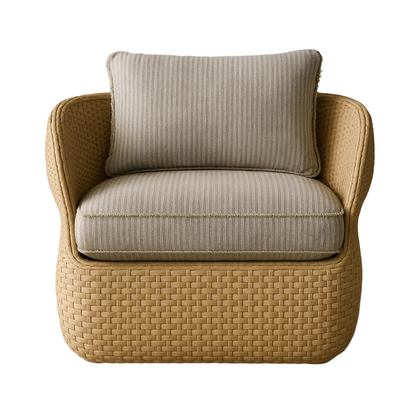 All-Weather Rattan Outdoor Accent Chair