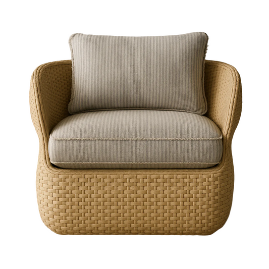 All-Weather Rattan Outdoor Accent Chair