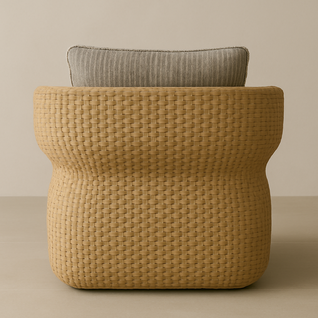 All-Weather Rattan Outdoor Accent Chair