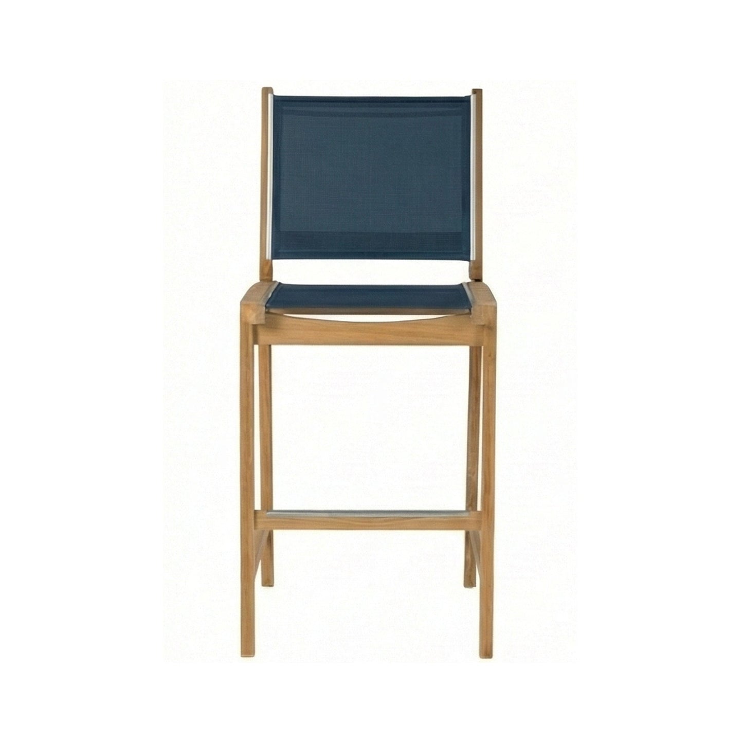 Armless Teak Outdoor Bar Stool