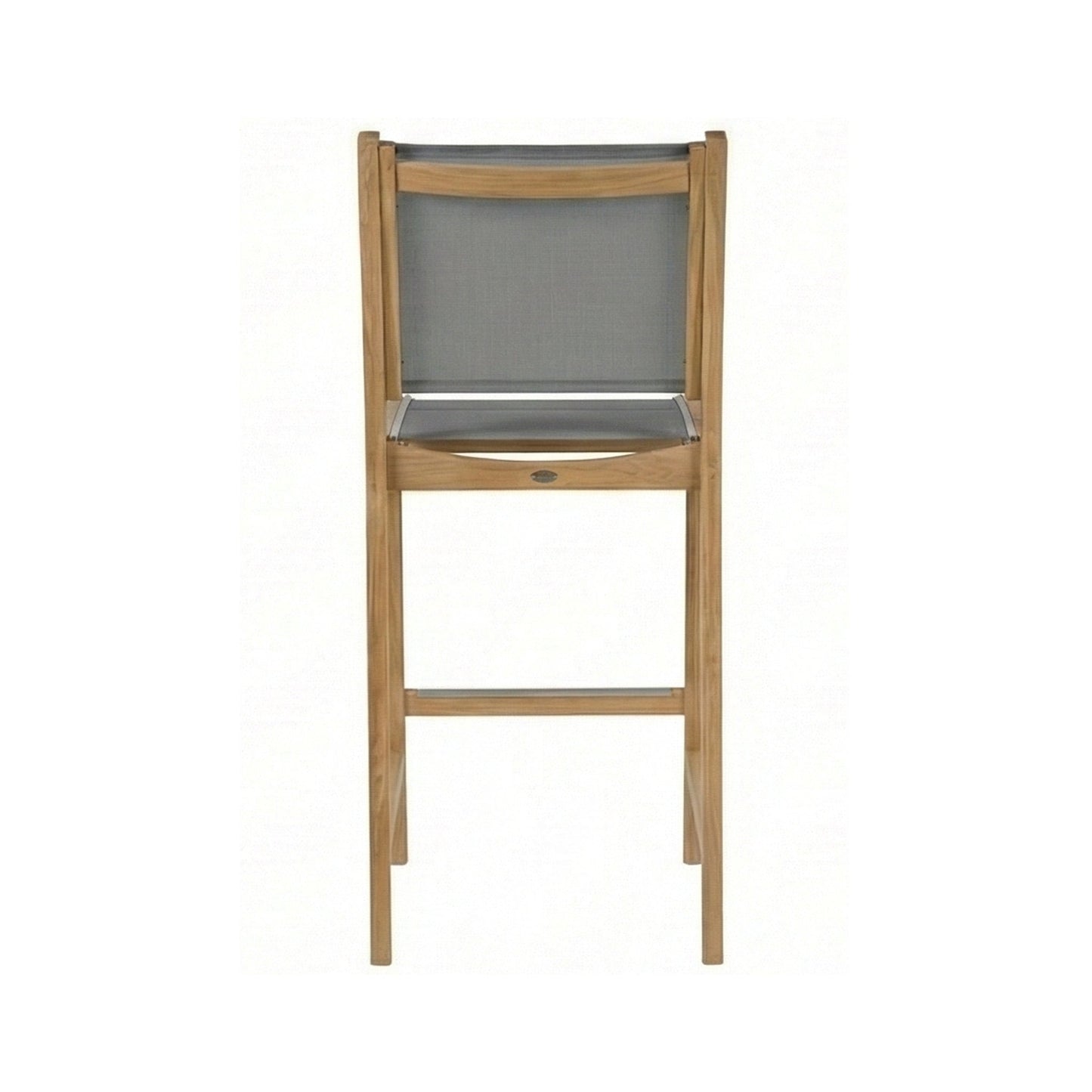 Armless Teak Outdoor Bar Stool