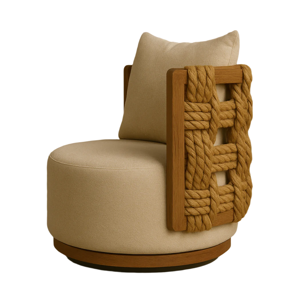 Outdoor Swivel Accent Chair