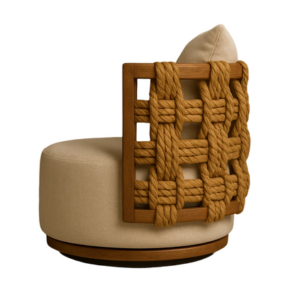 Outdoor Swivel Accent Chair