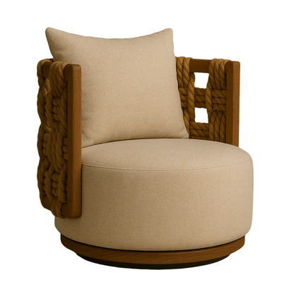 Outdoor Swivel Accent Chair