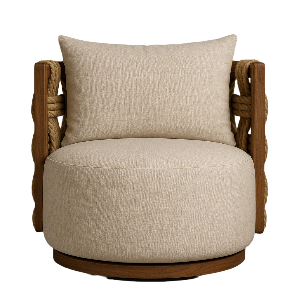 Outdoor Swivel Accent Chair