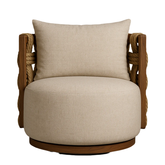 Outdoor Swivel Accent Chair