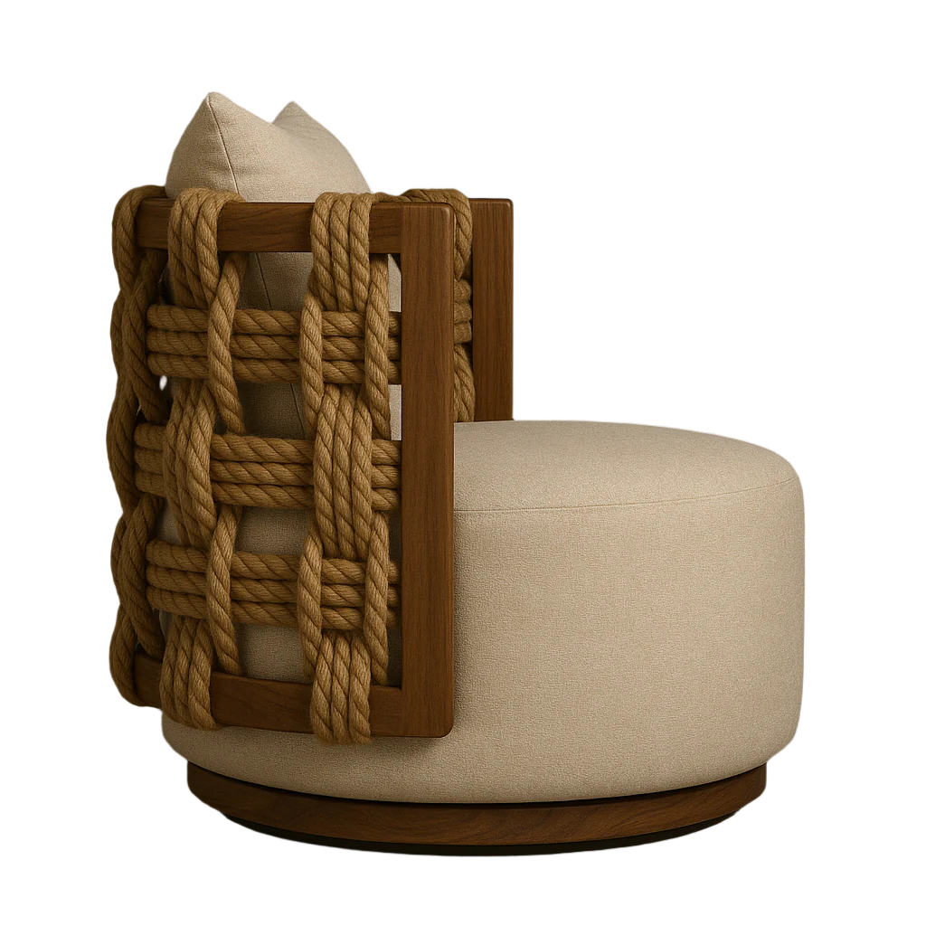 Outdoor Swivel Accent Chair