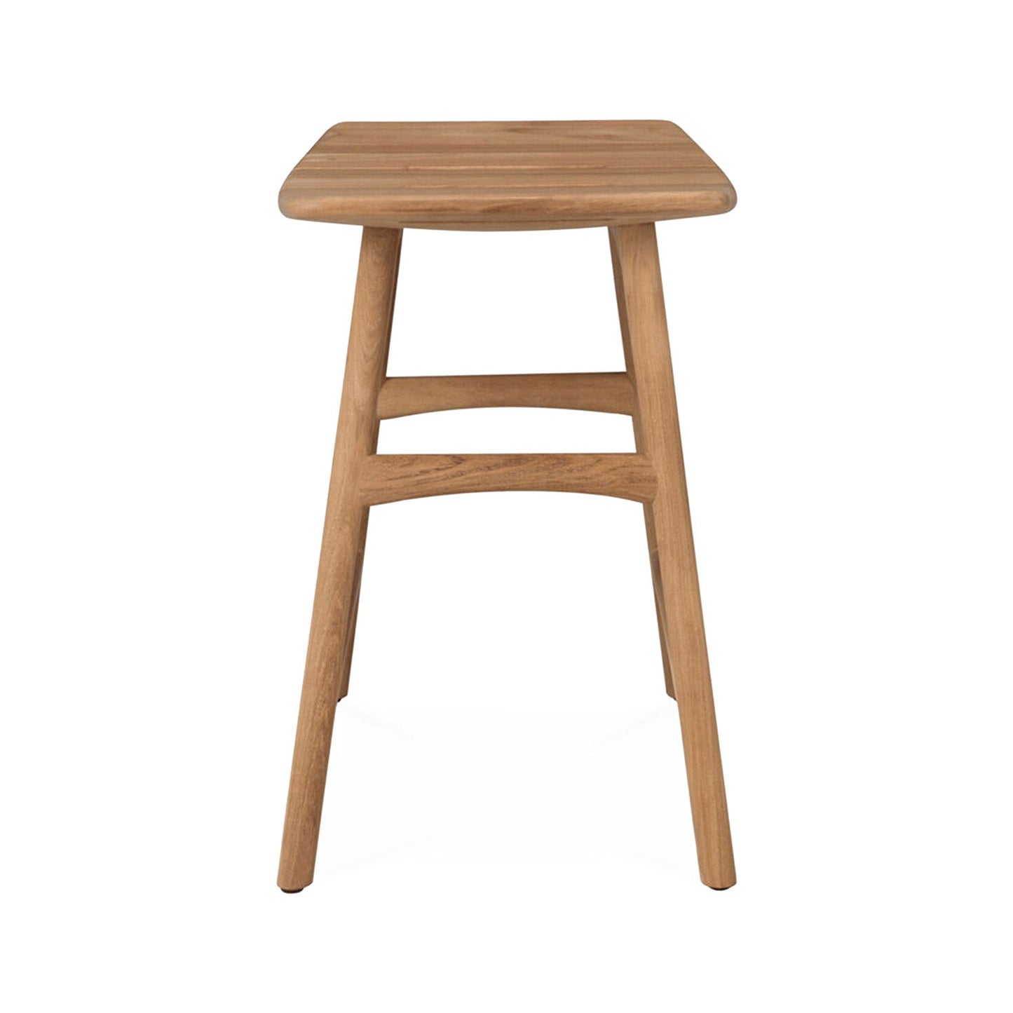 Backless Teak Outdoor Bar and Counter Stool