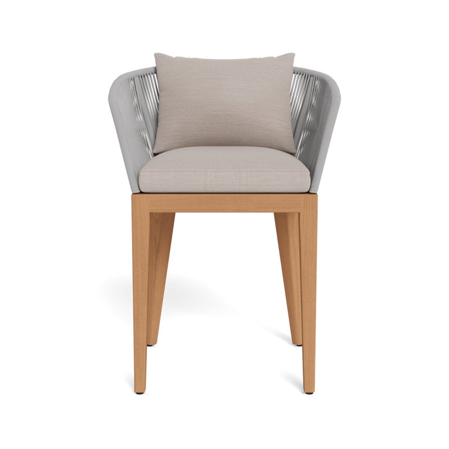 Upholstered Teak Outdoor Bar Stool