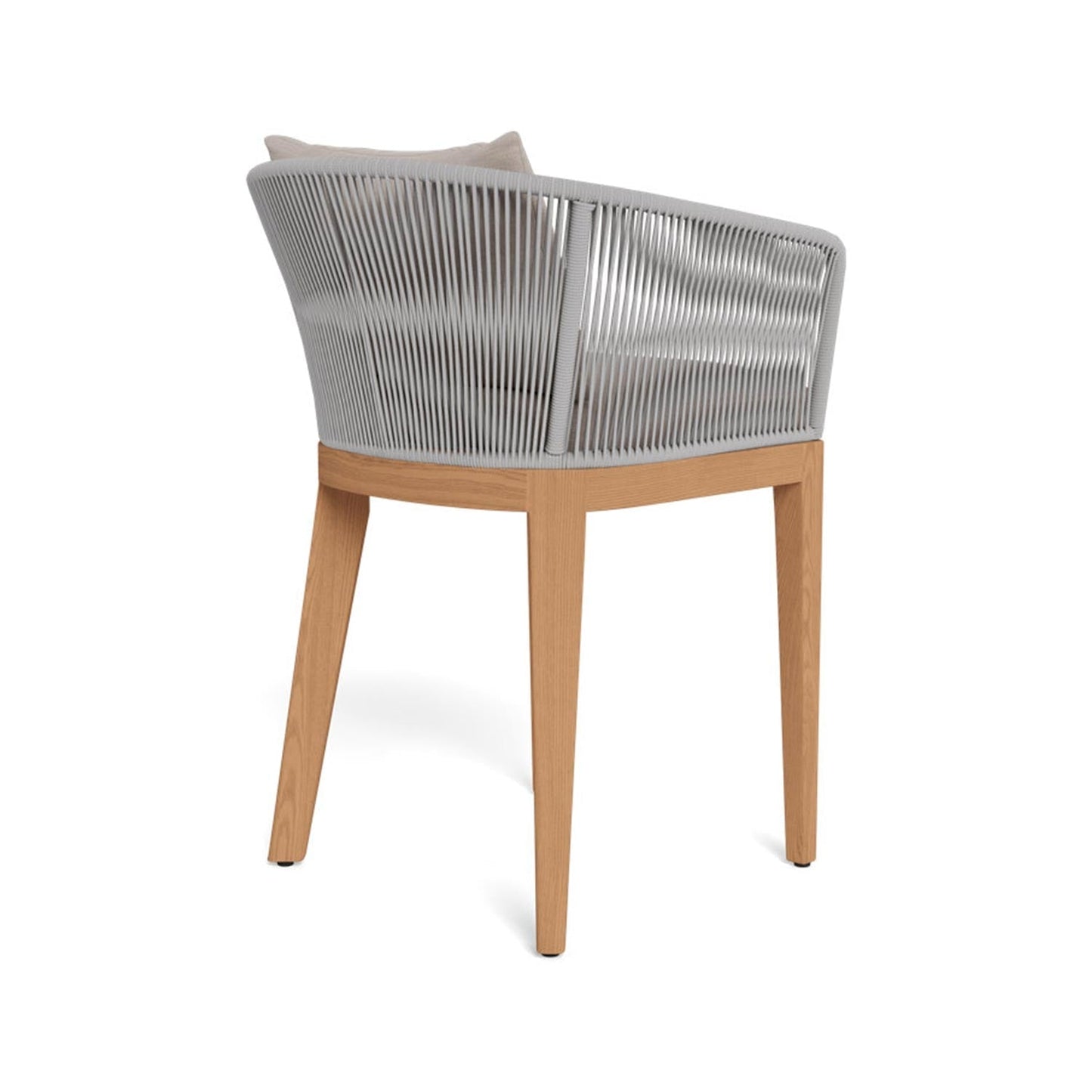 Upholstered Teak Outdoor Bar Stool