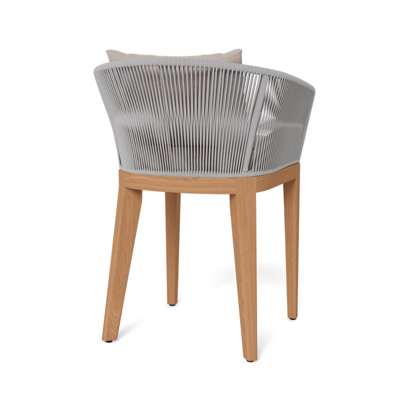 Upholstered Teak Outdoor Bar Stool