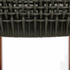 Armless Teak Outdoor Bar Stool
