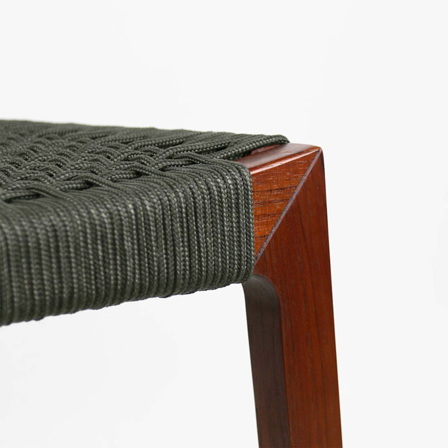 Armless Teak Outdoor Bar Stool